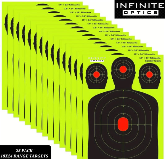 25 PACK 18x24 SPLATTER BURST TARGETS